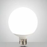 Ampoule LED E27 ronde Ampoule LED E27 ronde sur fond gris
