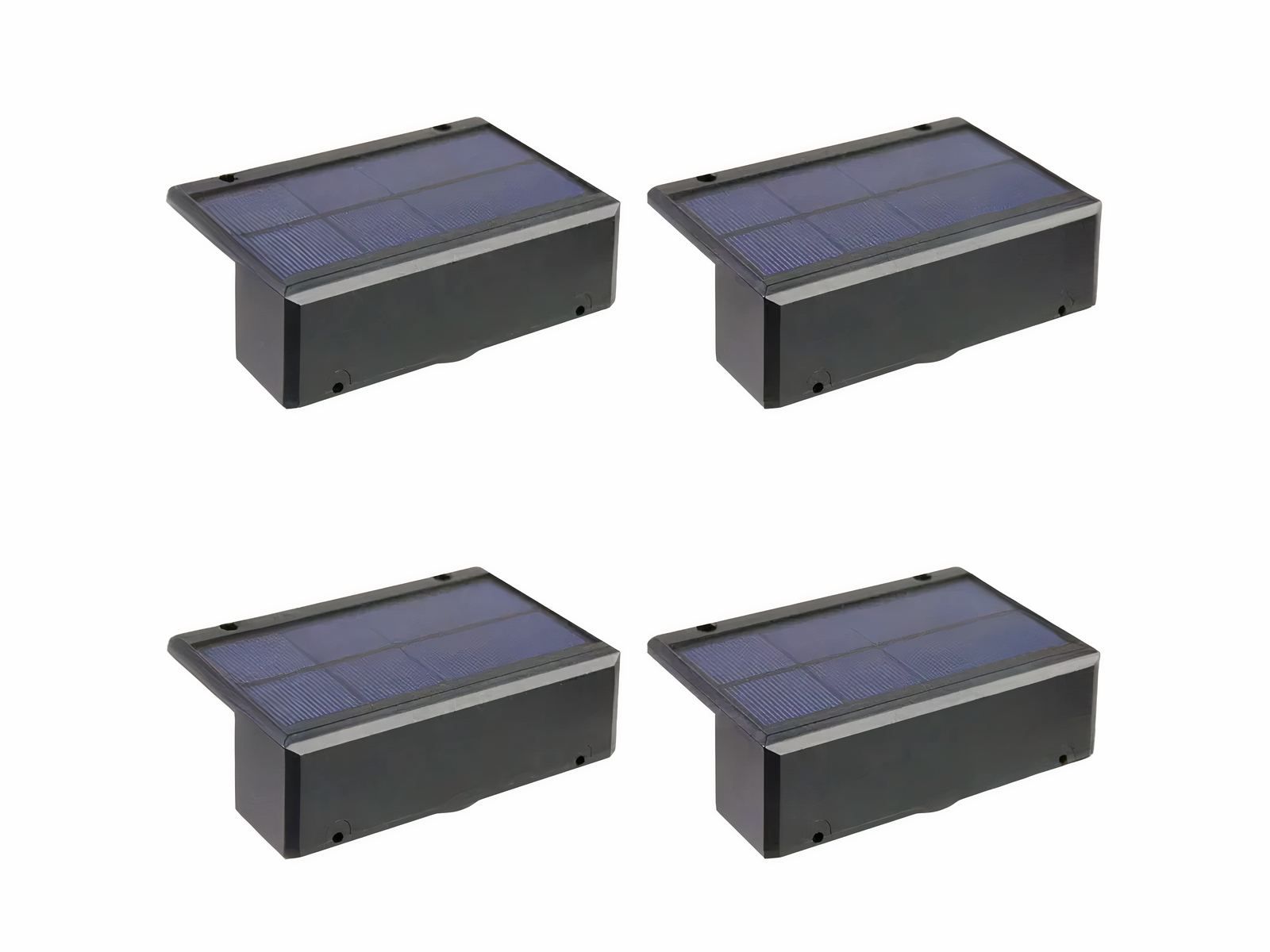 Applique LED solaire étanche et design noir
