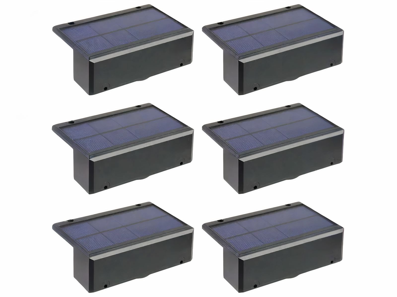 Applique LED solaire étanche et design noir