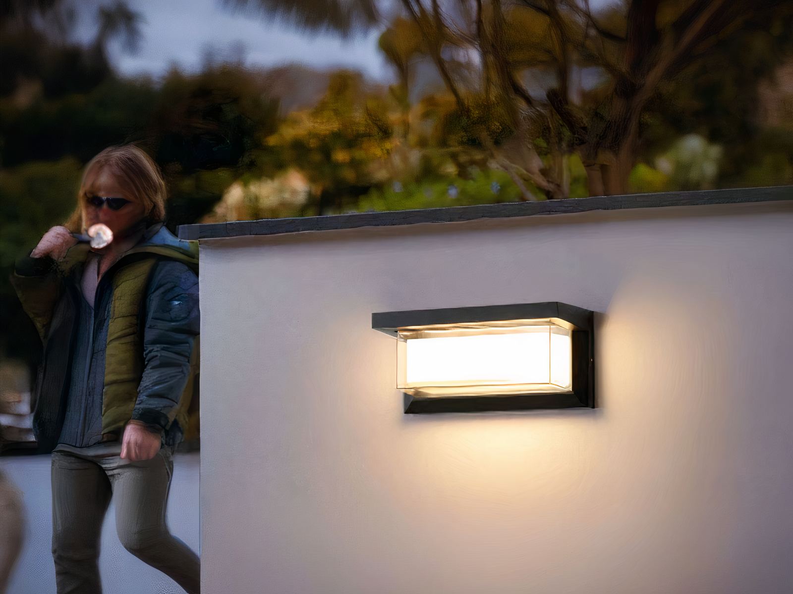 Applique murale exterieur LED à détecteur de mouvements