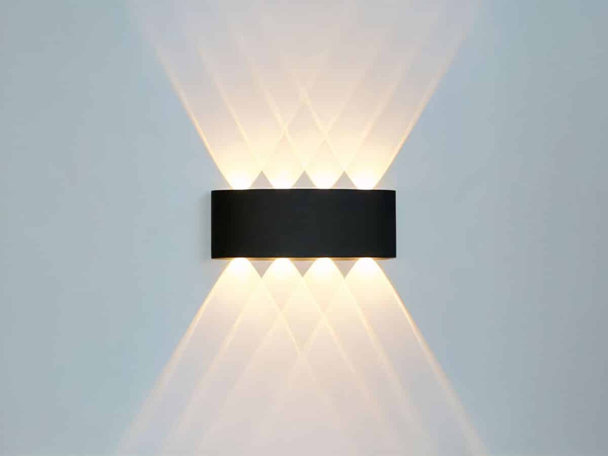 Applique murale exterieur LED à deux côtés