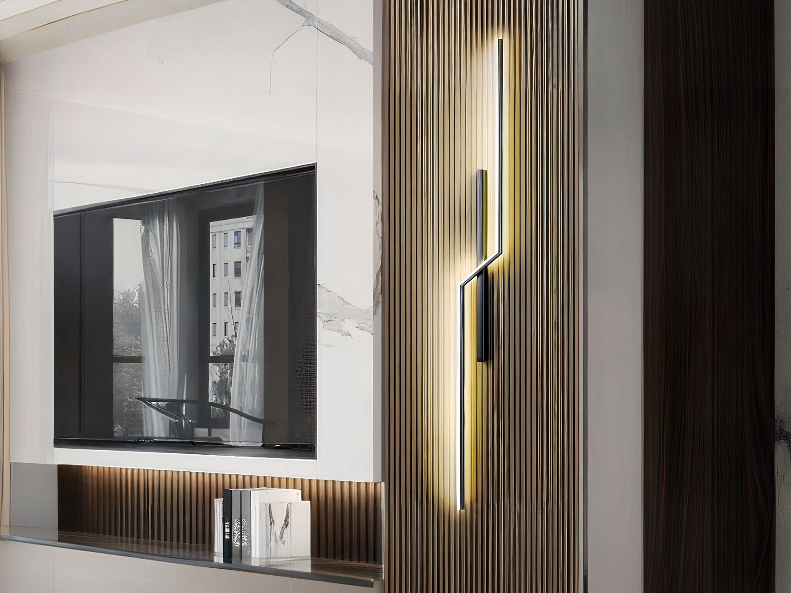 Applique murale LED minimaliste linéaire moderne