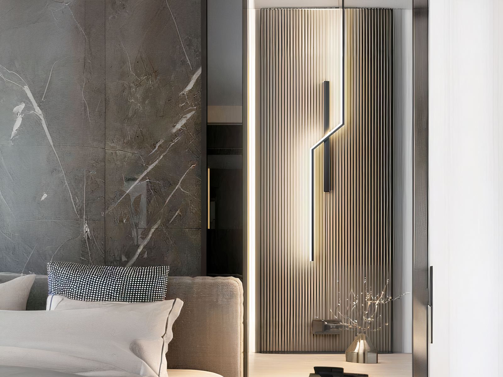 Applique murale LED minimaliste linéaire moderne