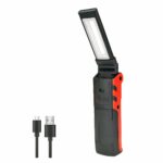 Baladeuse LED étanche et design moderne Baladeuse LED étanche et design moderne sur fond blanc avec un câble USB