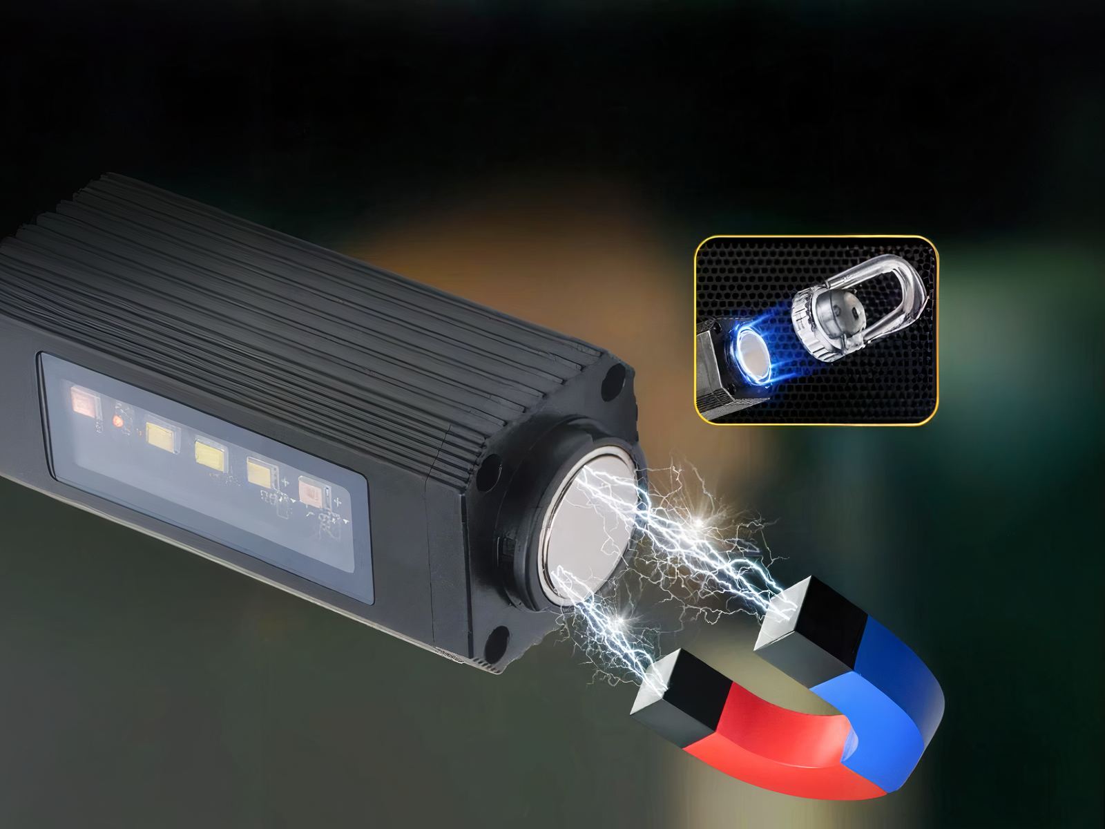 Baladeuse LED puissante et fonctionnelle