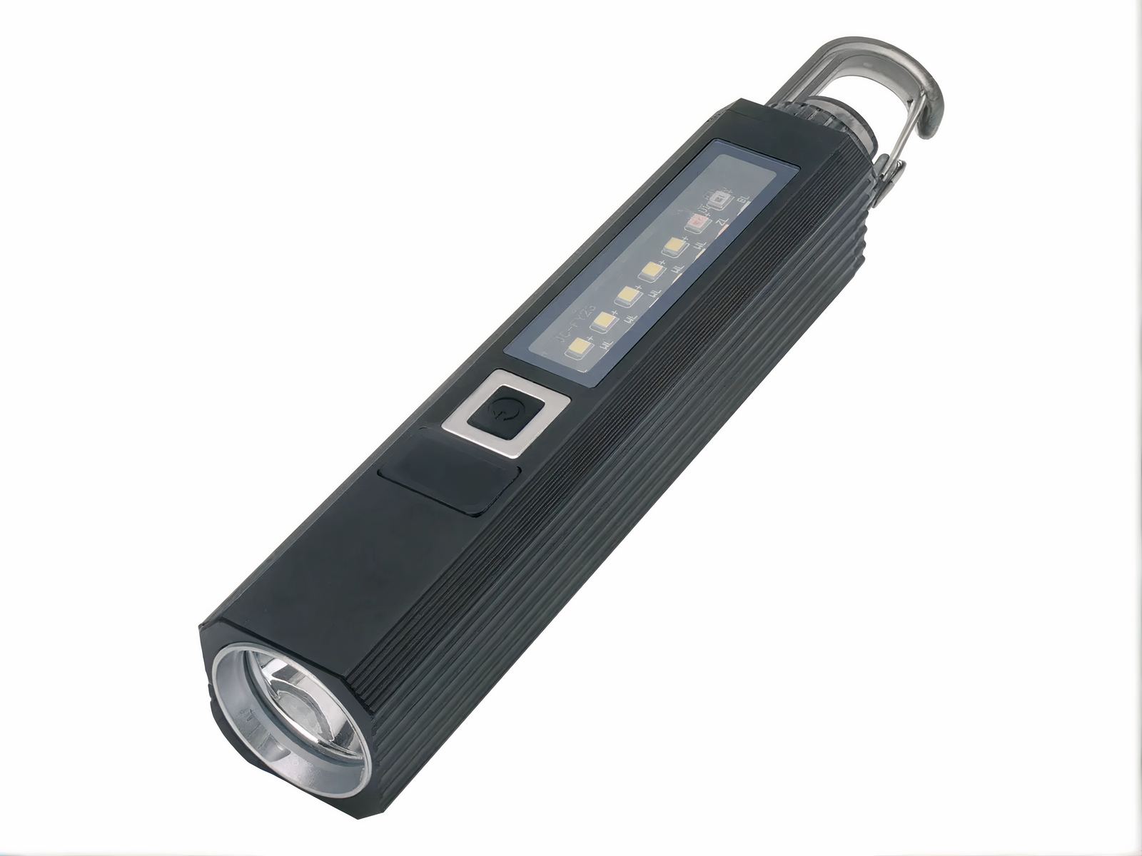 Baladeuse LED puissante et fonctionnelle sur fond blanc