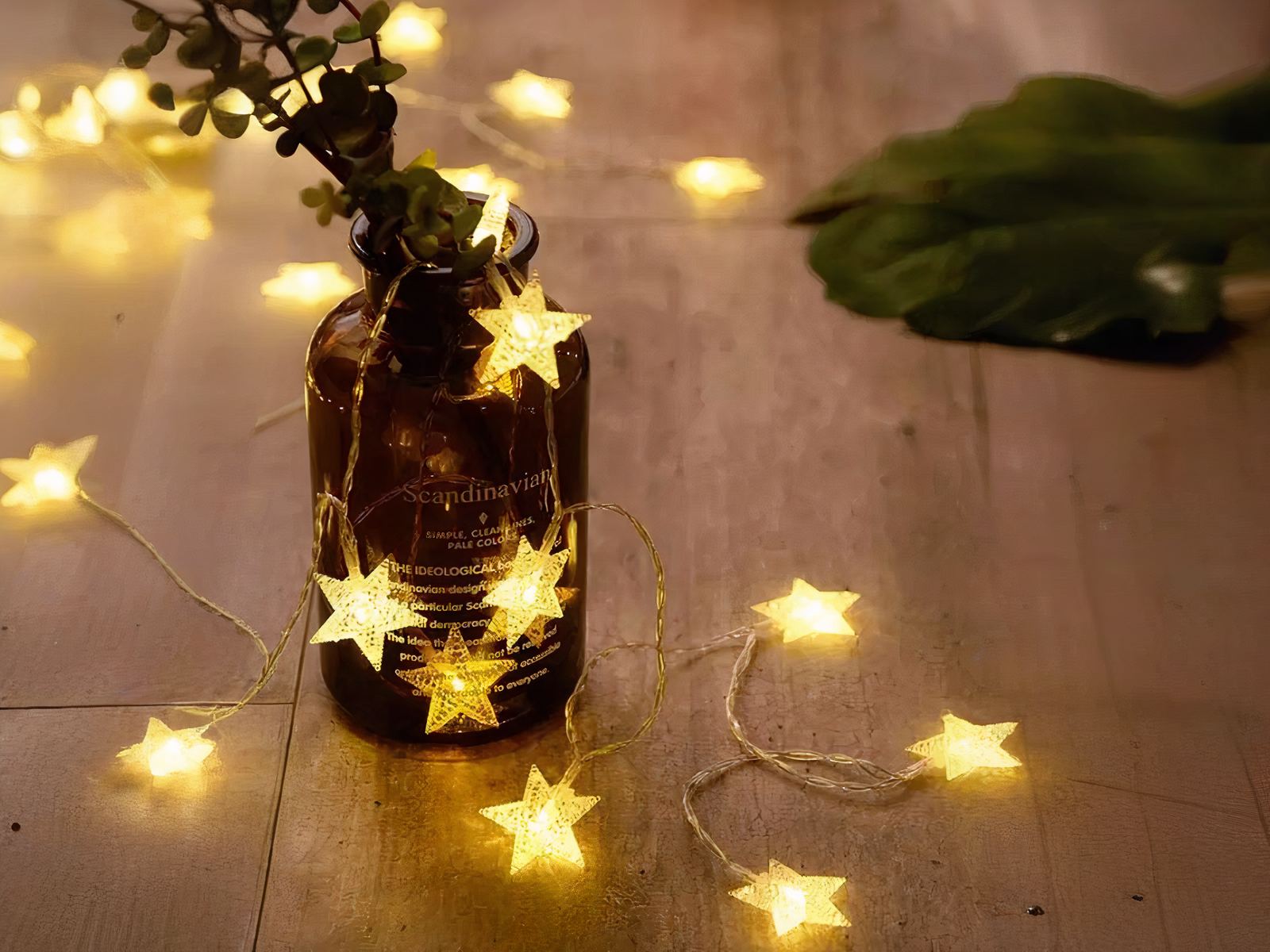 Guirlande LED à pile avec étoiles Guirlande LED à pile avec étoiles – Image 5