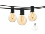 Guirlande led exterieur en forme d'ampoules
