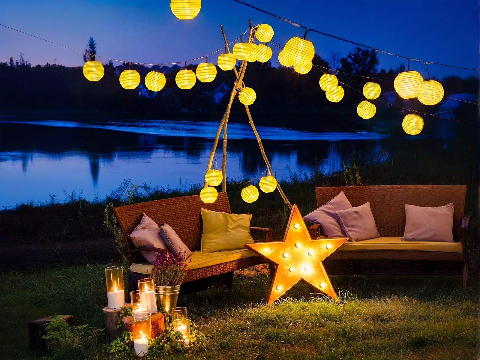 Guirlande led exterieur étanche avec panneau solaire