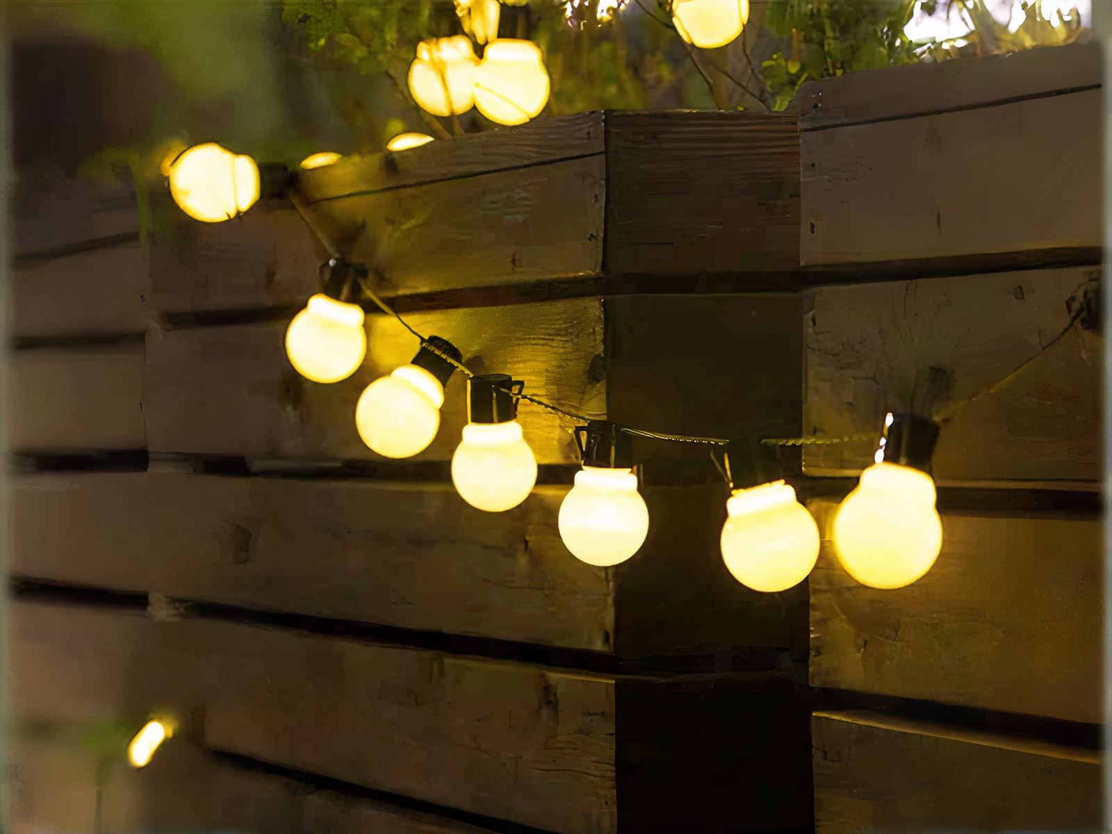 Guirlande led exterieur raffinée avec panneau solaire