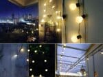 Guirlande led exterieur raffinée avec panneau solaire
