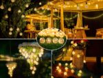 Guirlande led exterieur solaire style bulle lumineuse
