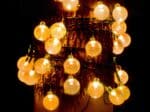 Guirlande LED solaire design et chaleureuse