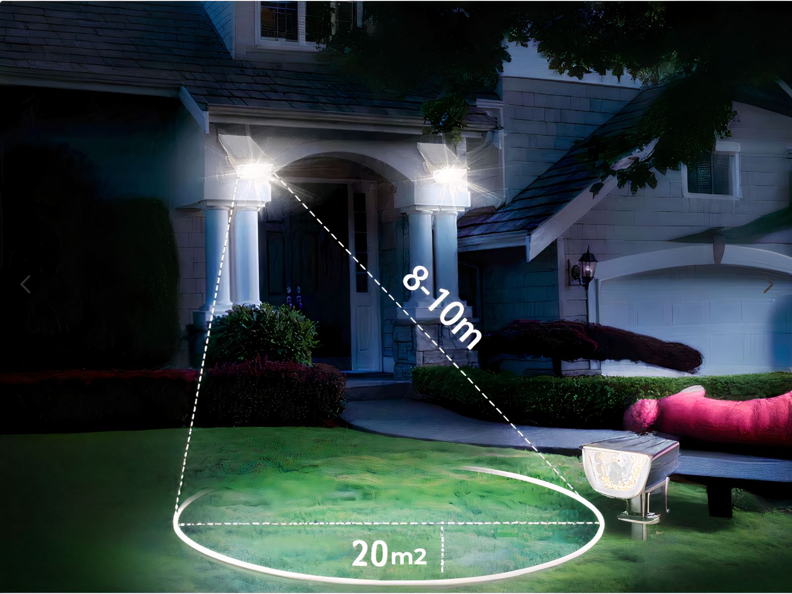 Spot LED solaire puissant et polyvalent Spot LED solaire puissant et polyvalent – Image 3