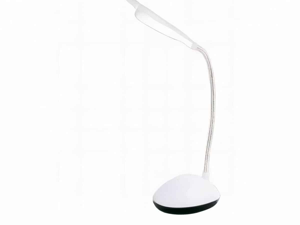 Lampe de bureau LED Blanche Pratique et Pliante
