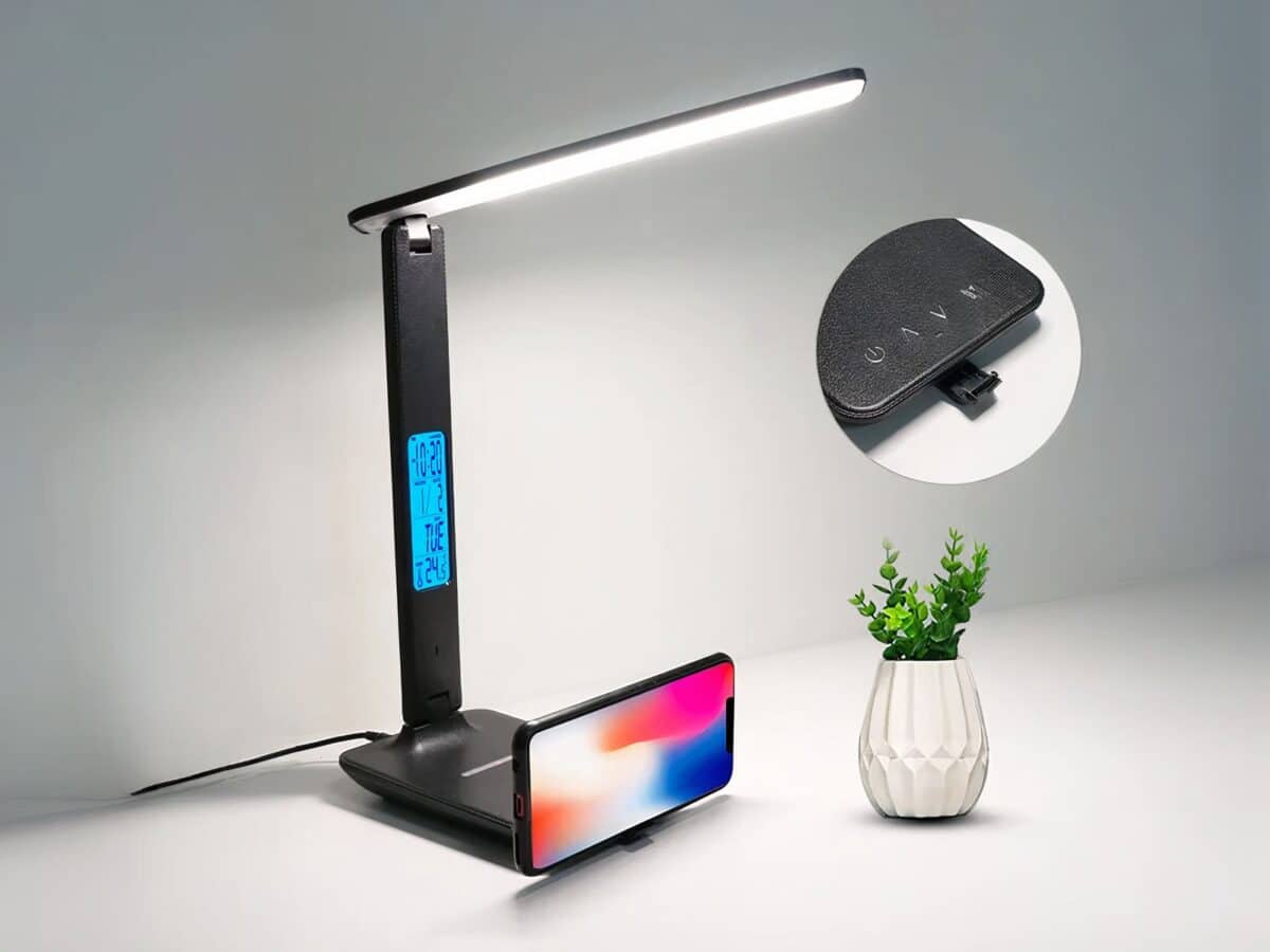 Lampe de bureau LED polyvalente et multifonction