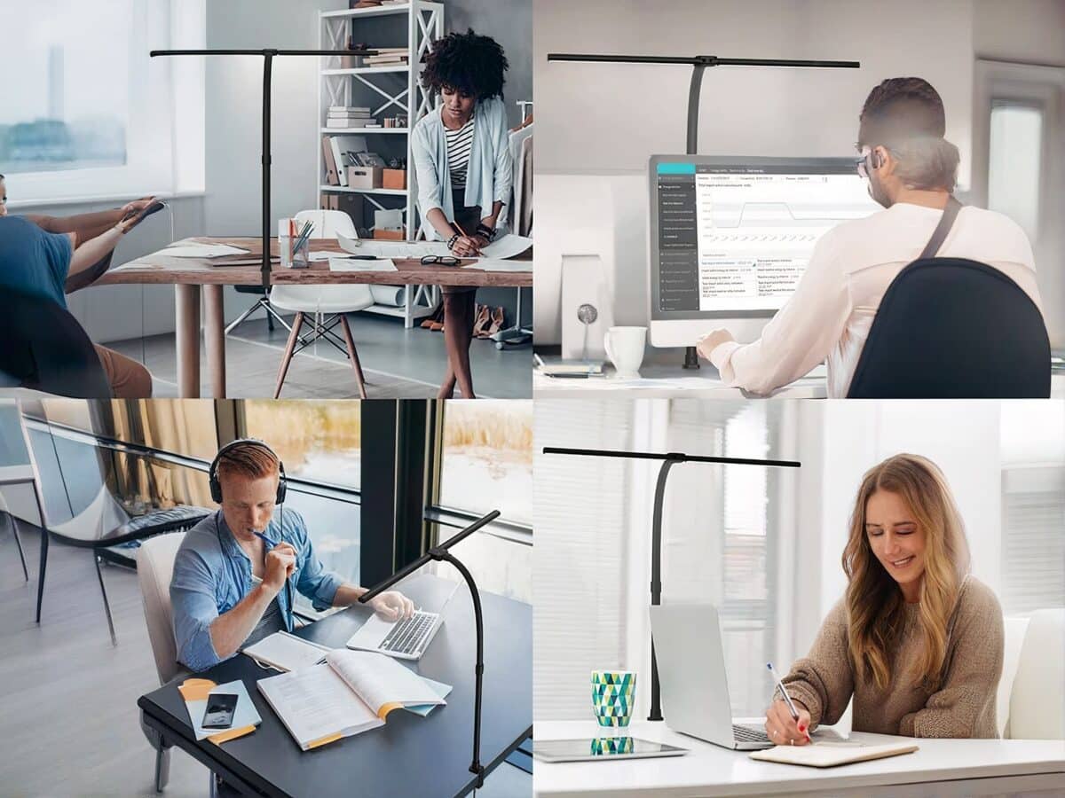 Lampe de bureau LED pratique et fonctionnel