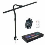 Lampe de bureau LED pratique et fonctionnelle Lampe de bureau LED pratique et fonctionnel sur fond blanc