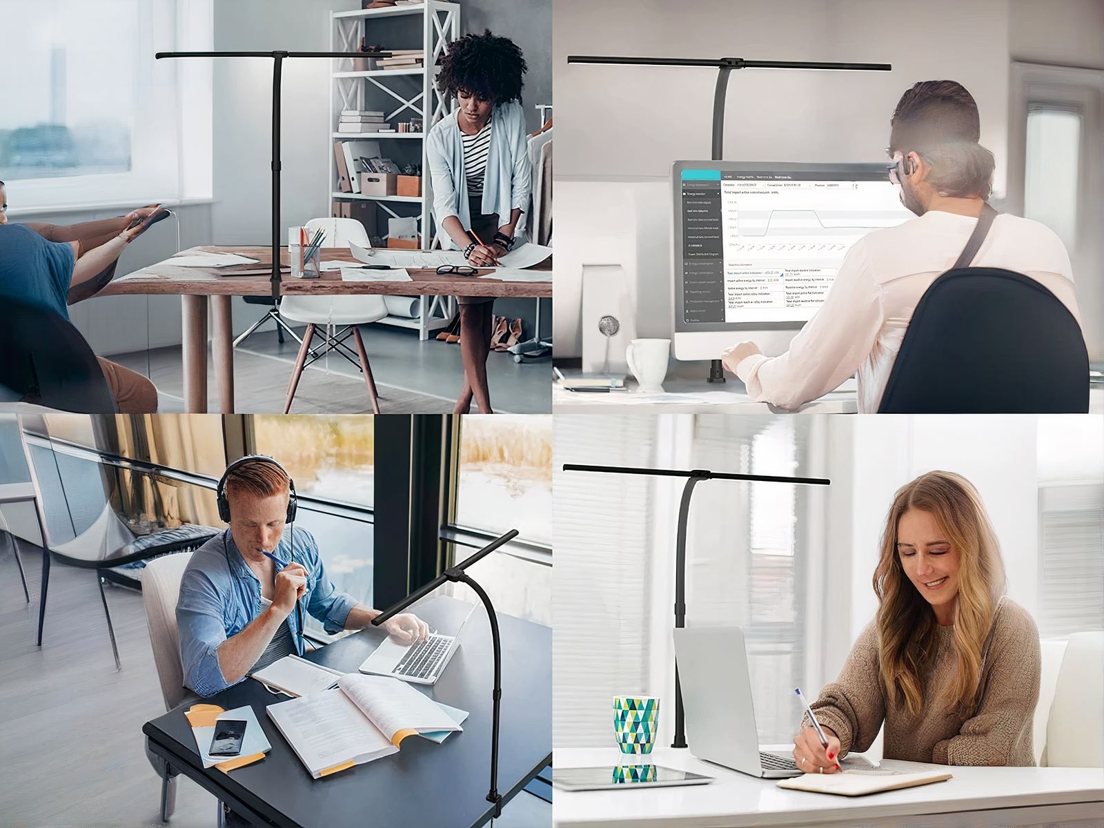 Lampe de bureau LED pratique et fonctionnel