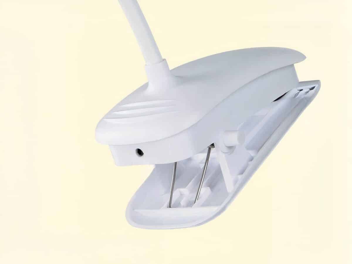 Lampe de bureau LED tactile à double tête