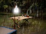 Lampe de camping LED avec crochet et rechargeable