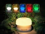 Lampe de camping LED avec lumière variable et poignée