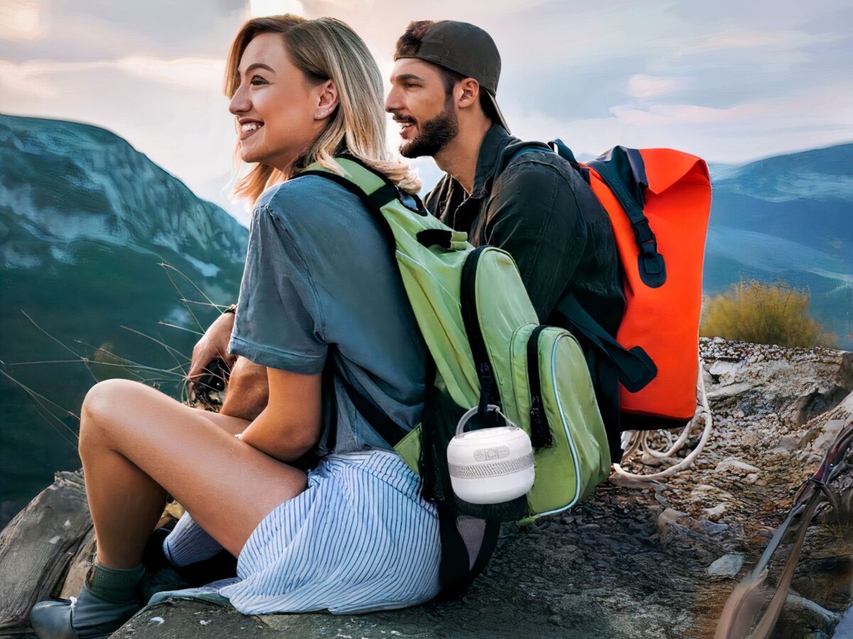Lampe de camping LED avec lumière variable et poignée
