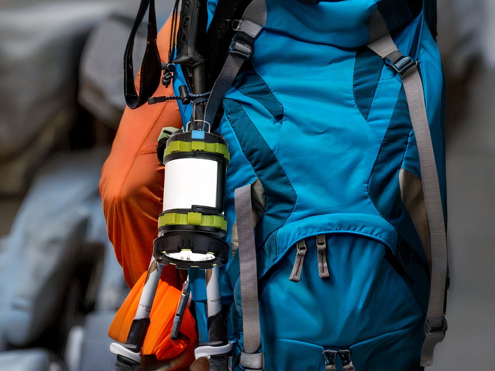 Lampe de camping LED en forme de lanterne