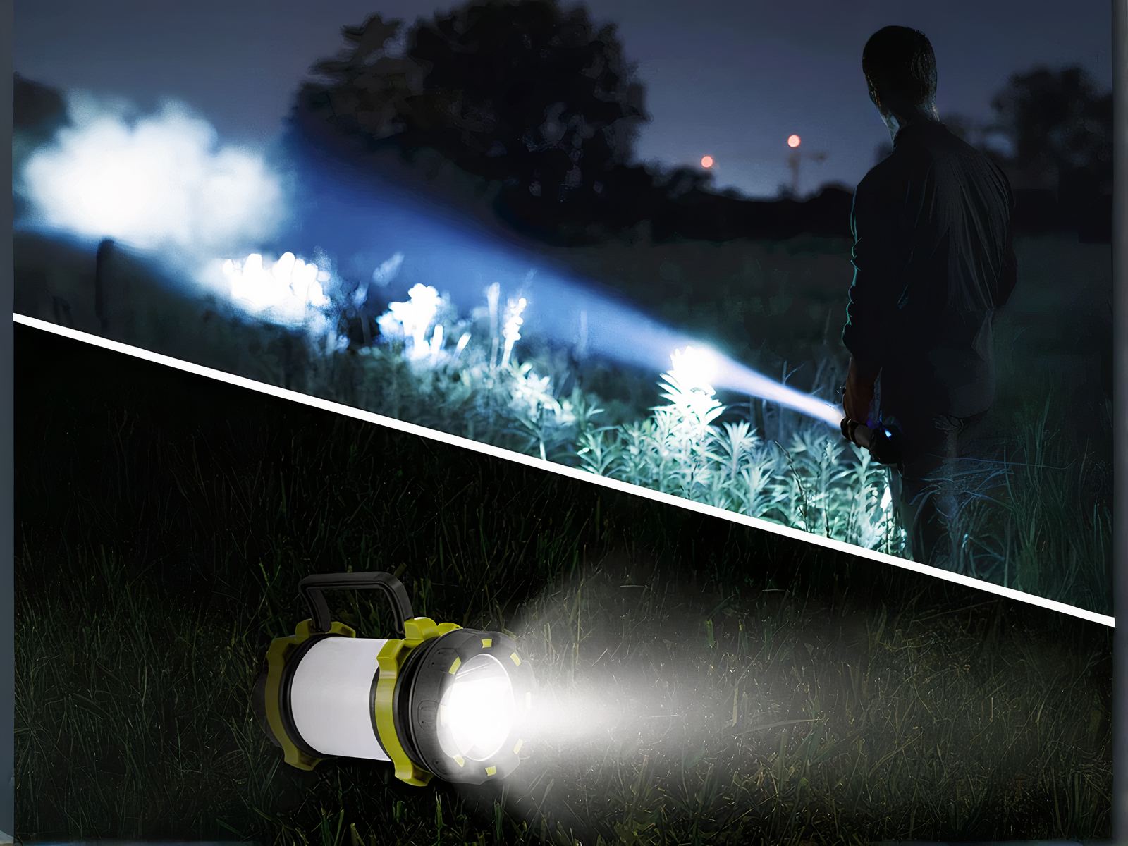 Lampe de camping LED en forme de lanterne Lampe de camping LED en forme de lanterne