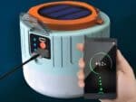 Lampe de camping LED style lanterne moderne