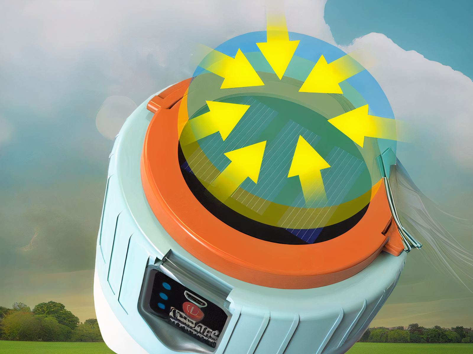 Lampe de camping LED style lanterne moderne