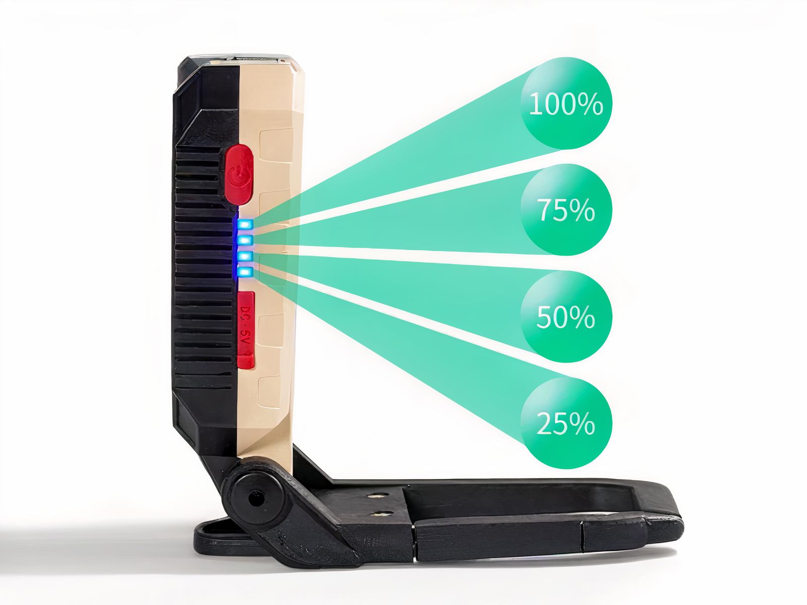 Lampe de travail LED multifonction aimantée et rechargeable Lampe de travail LED multifonction aimantée et rechargeable – Image 4