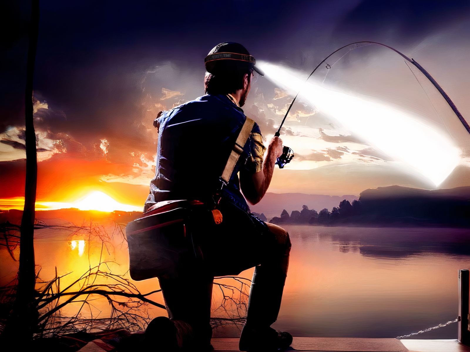 Lampe frontale LED avec batterie rechargeable