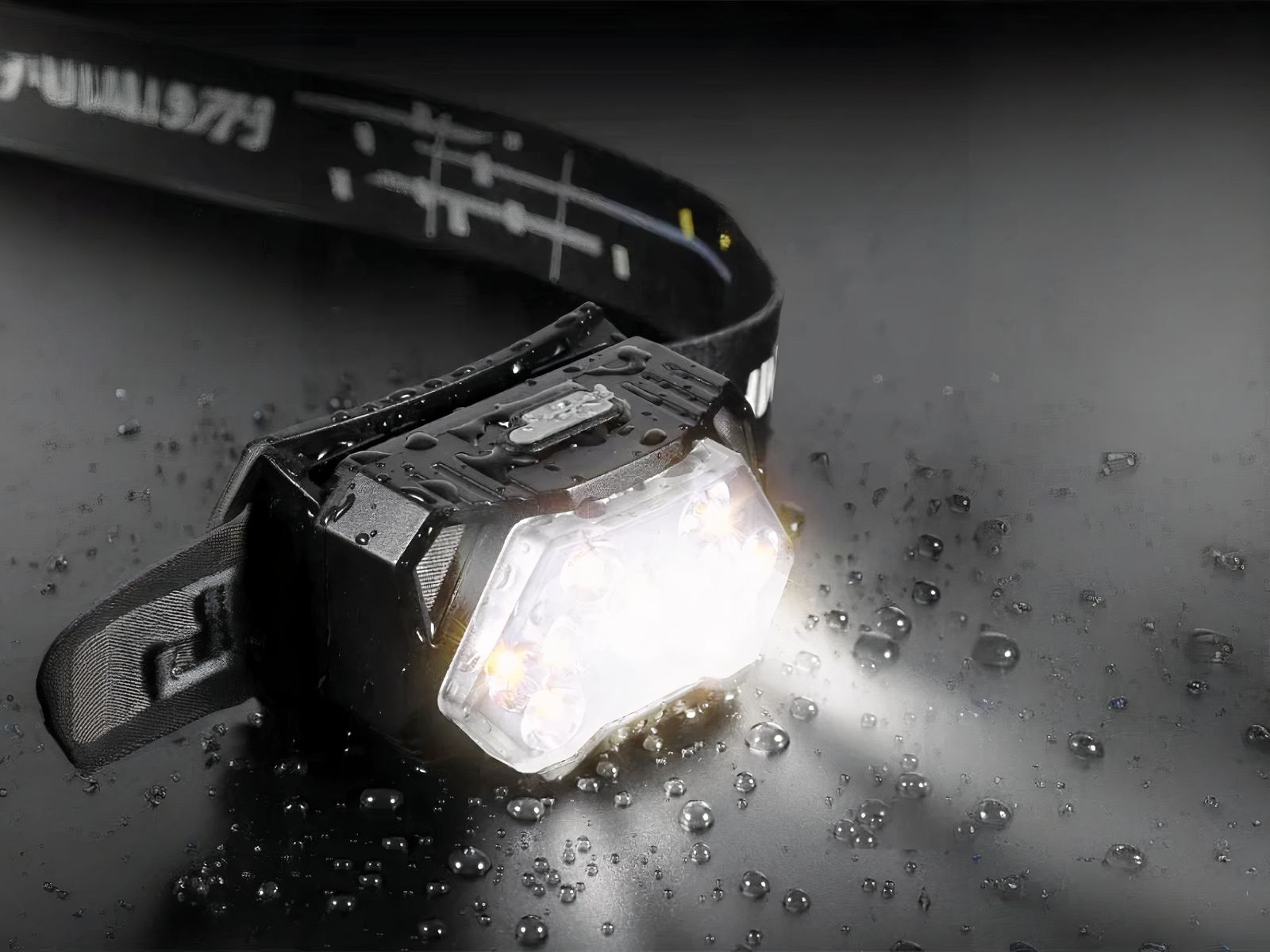 Lampe frontale LED avec capteur de mouvement