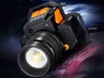 Lampe frontale LED en forme d'appareil photo