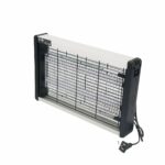 Lampe LED antimoustique efficace et silencieuse Lampe LED antimoustique efficace et silencieuse sur fond blanc