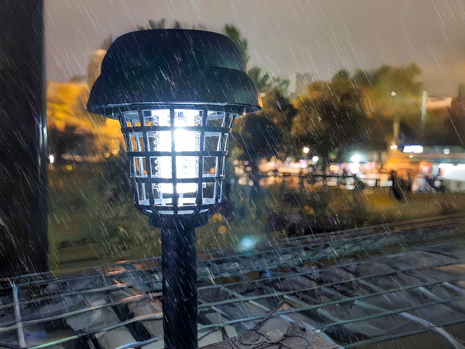 Lampe LED antimoustique efficace pour jardin