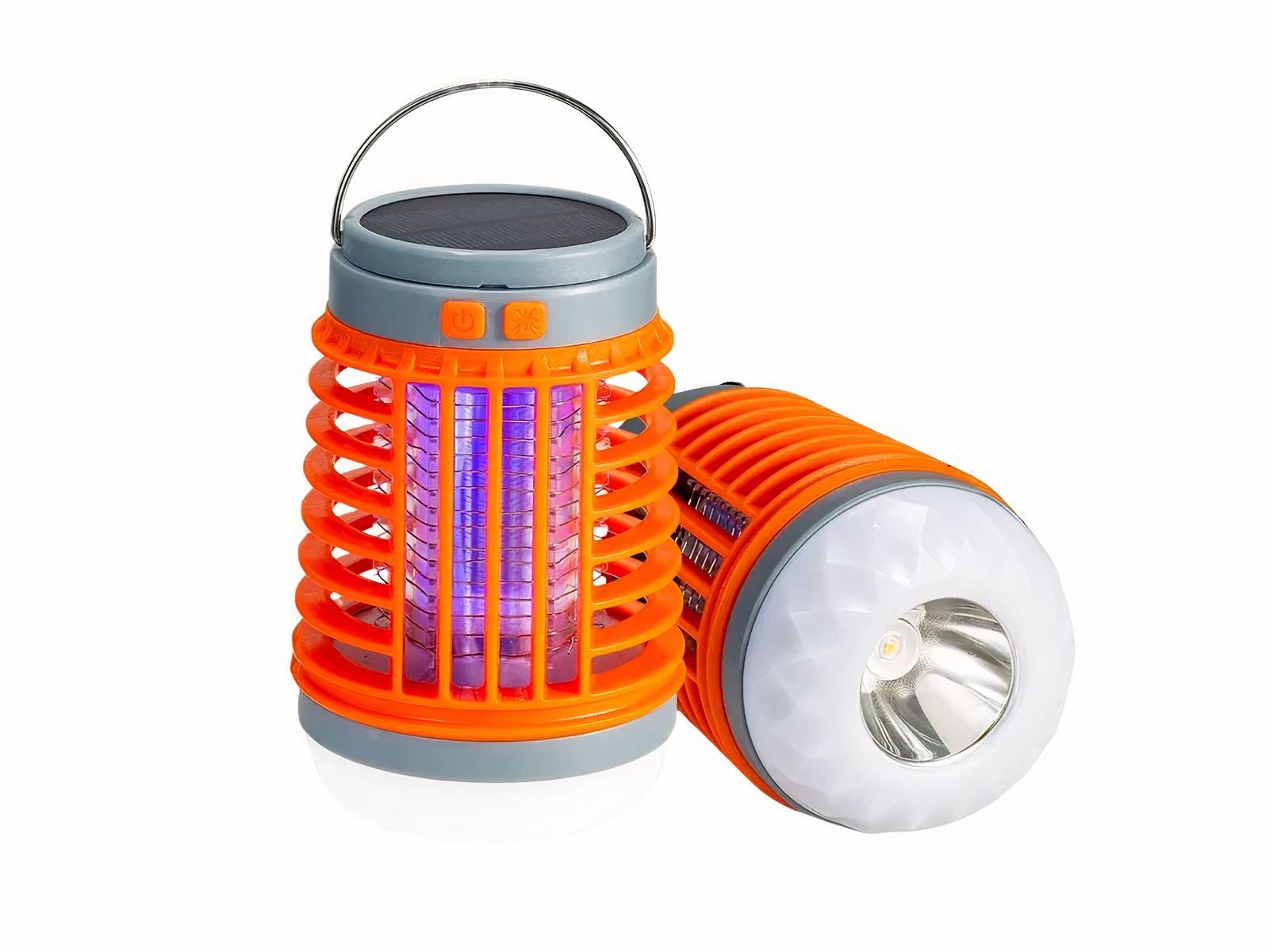 Lampe LED antimoustique étanche avec poignée intégrée Lampe LED antimoustique étanche avec poignée intégrée