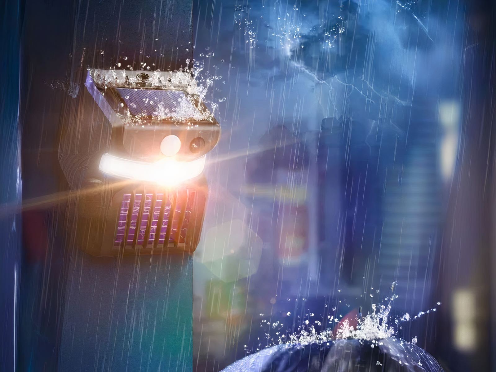 Lampe LED antimoustique intelligente et résistante