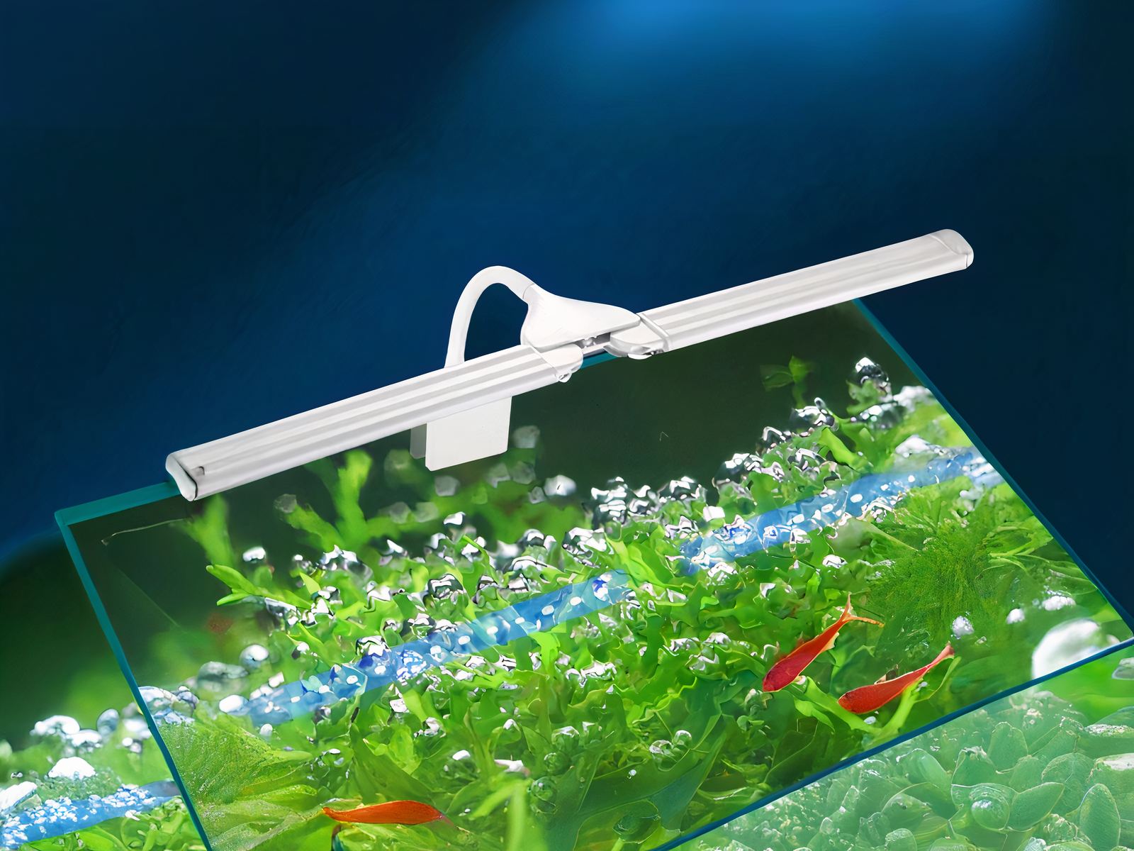 Lampe LED aquarium avec deux lumières amovibles