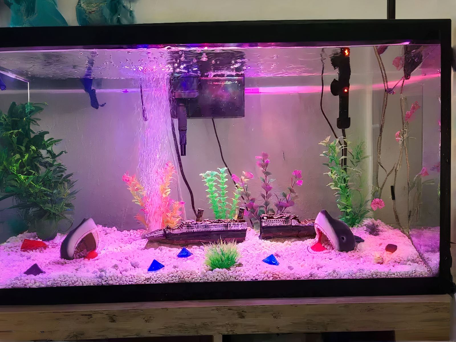 Lampe LED aquarium avec lumière multicolore