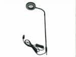 Lampe LED aquarium avec socle en bois