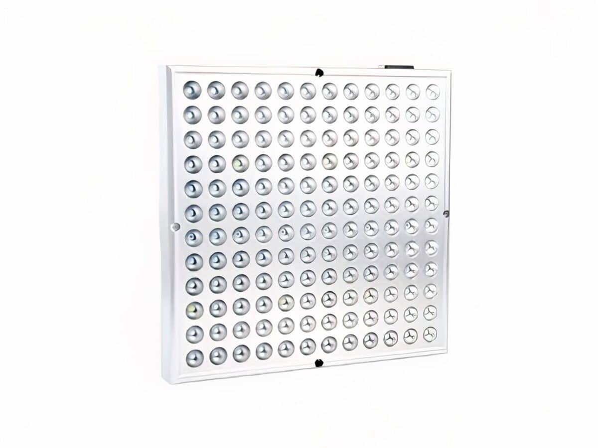 Lampe LED horticole carrée avec câbles de suspension