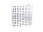 Lampe LED horticole carrée avec câbles de suspension