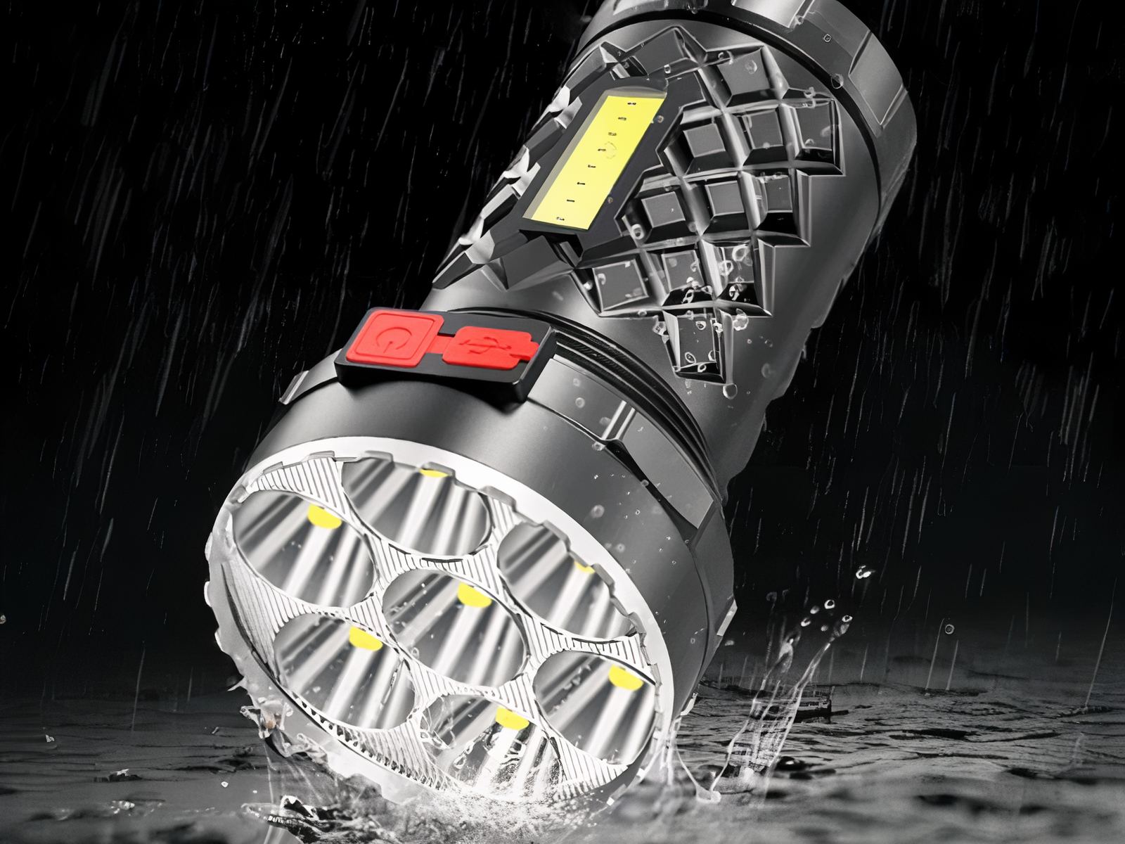 Lampe longue portée LED compacte et moderne