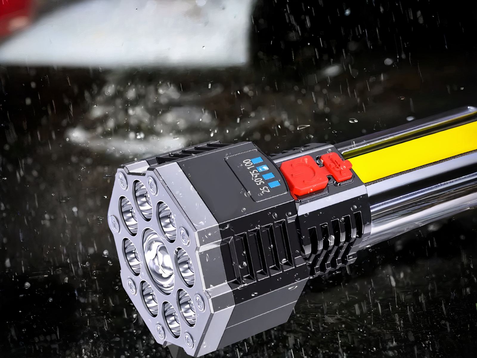 Lampe longue portée LED solide et durable