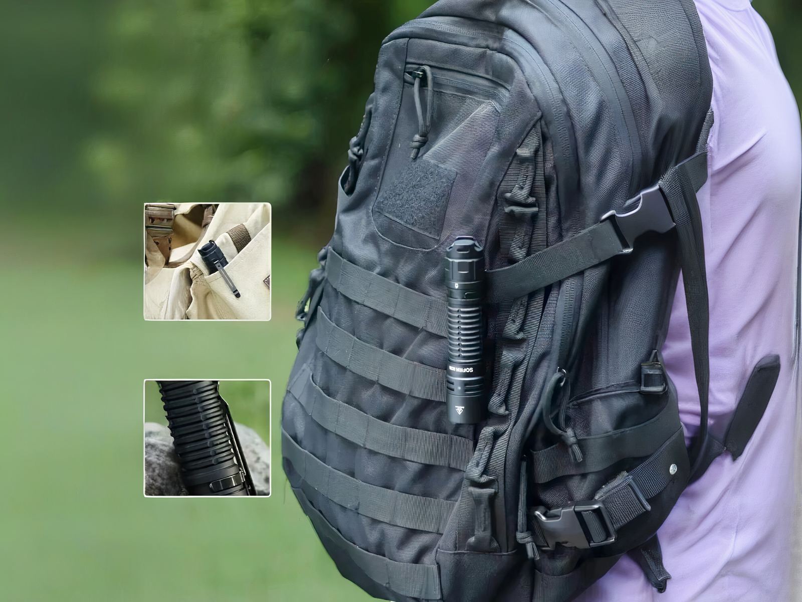 Lampe torche LED étanche et durable