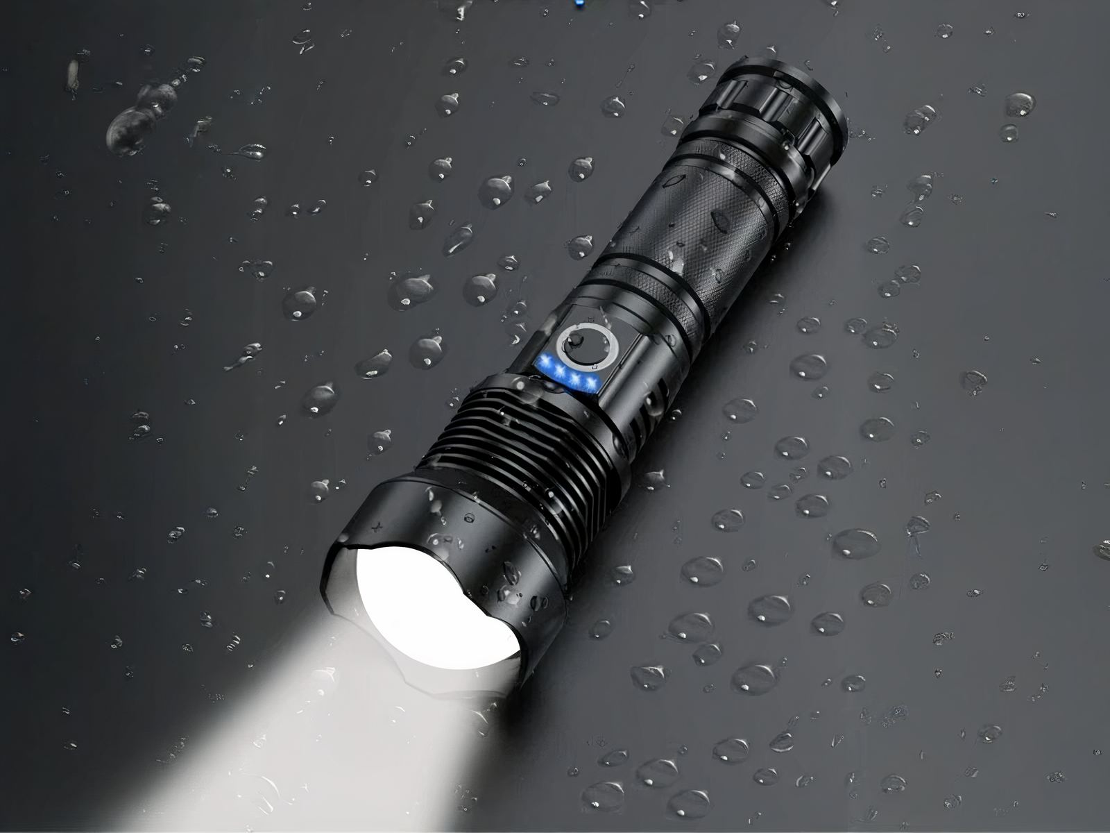 Lampe torche LED étanche et rechargeable