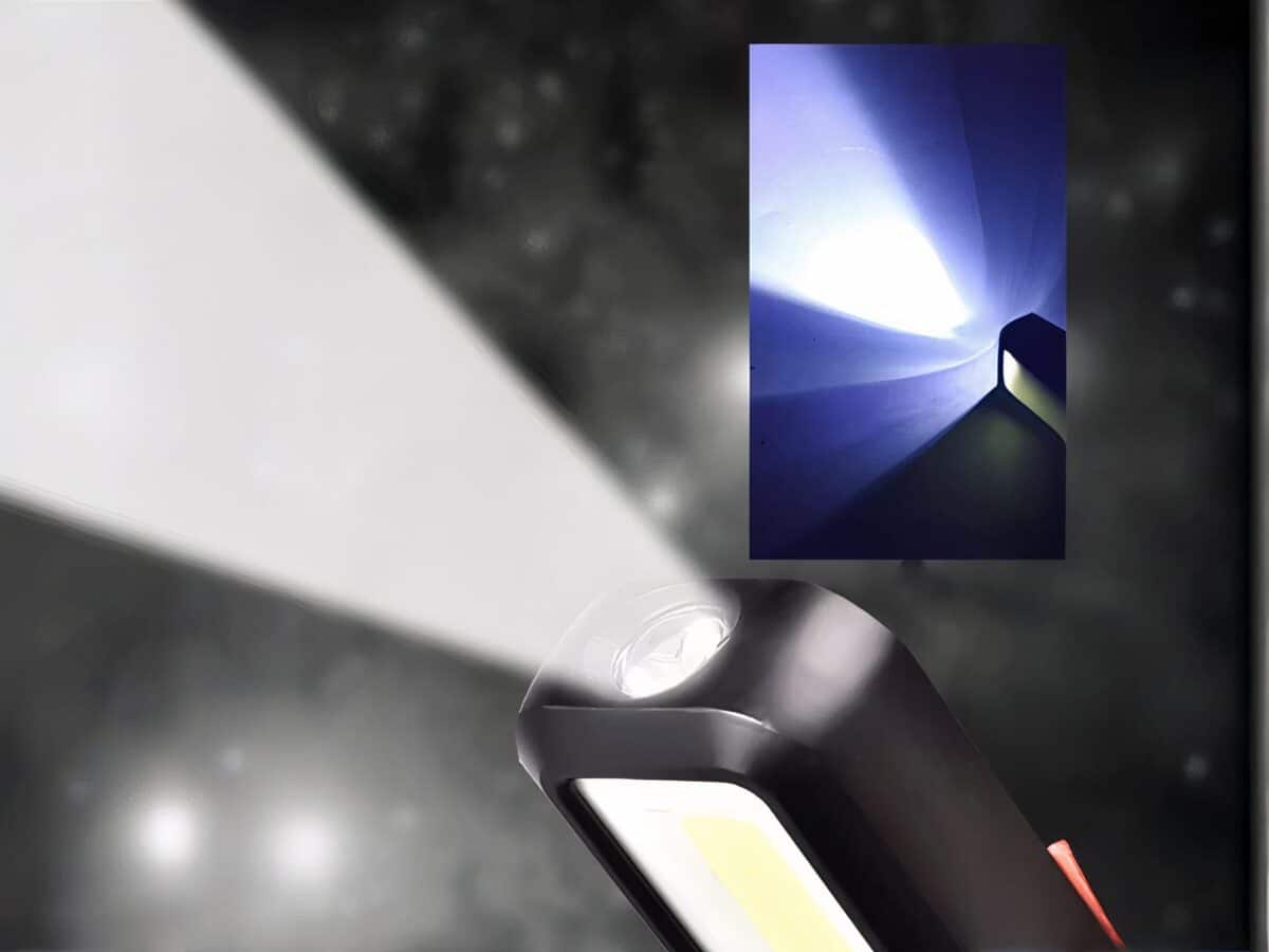 Lampe torche LED pratique et polyvalente