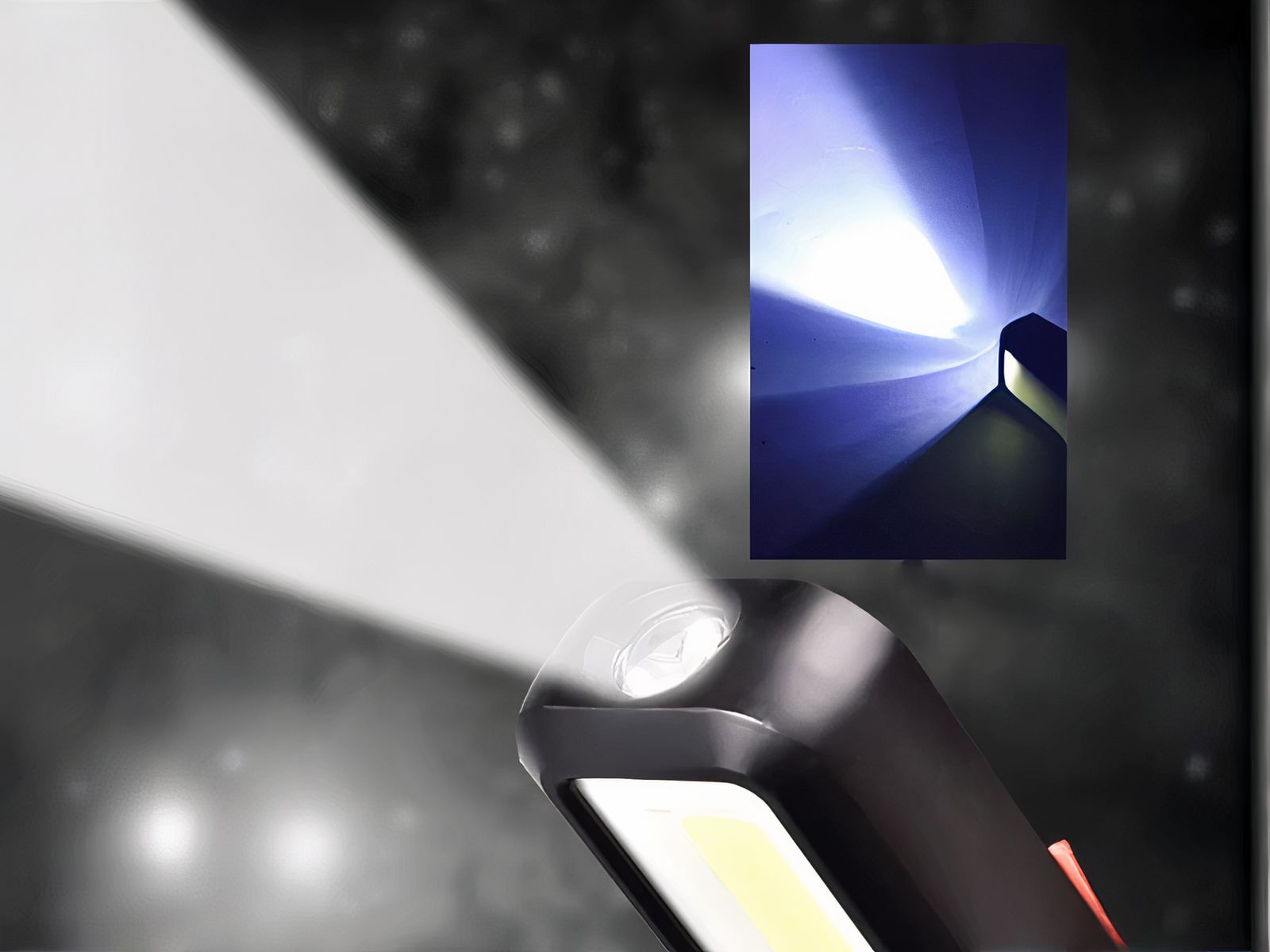 Lampe torche LED pratique et polyvalente